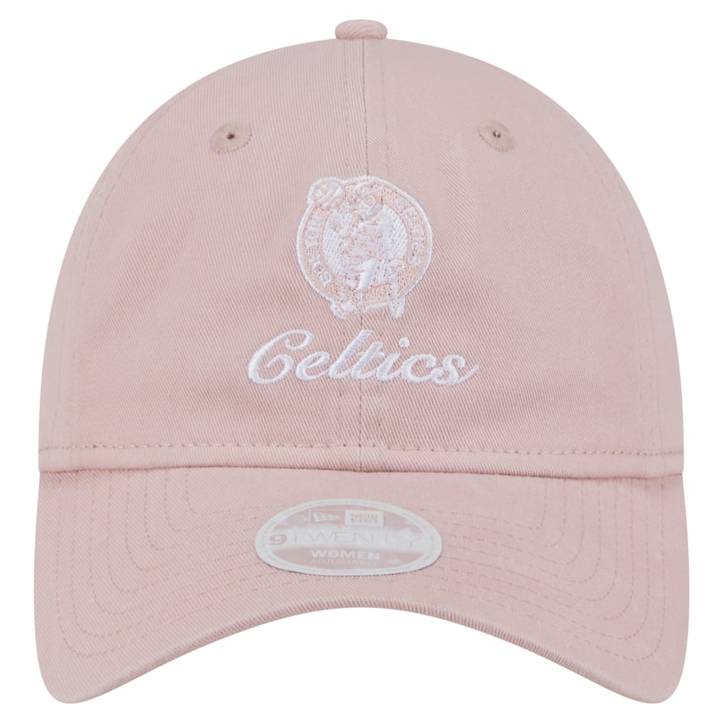  Boston Celtics New Era Women's Gameday Preppy 9TWENTY Adjustable Hat - Pink